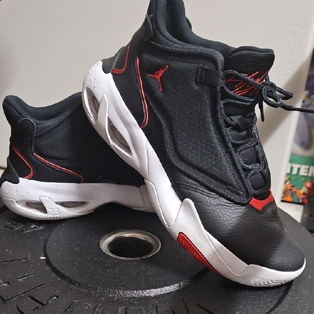 Nike Black and Red Sneakers Jordan